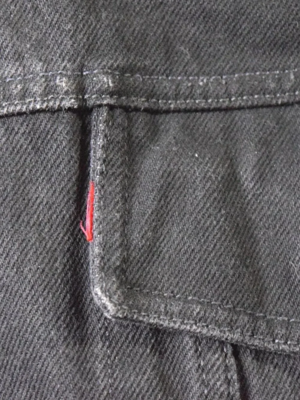 Vintage Levi’s 70598 4159‎ Black Denim Trucker Jacket XL 